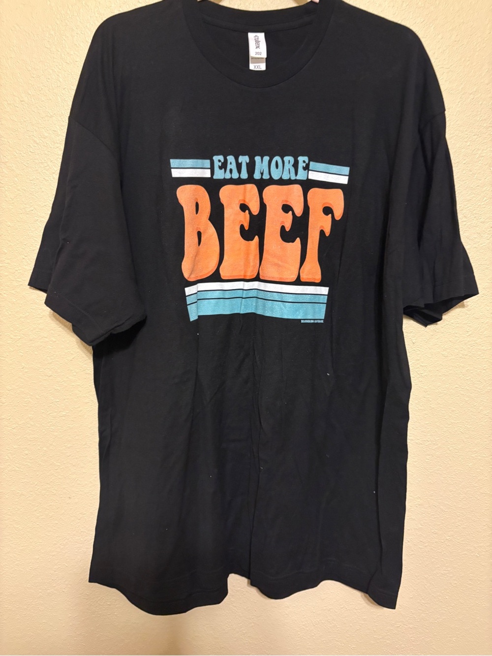 Eat More Beef Graphic Tee - Black